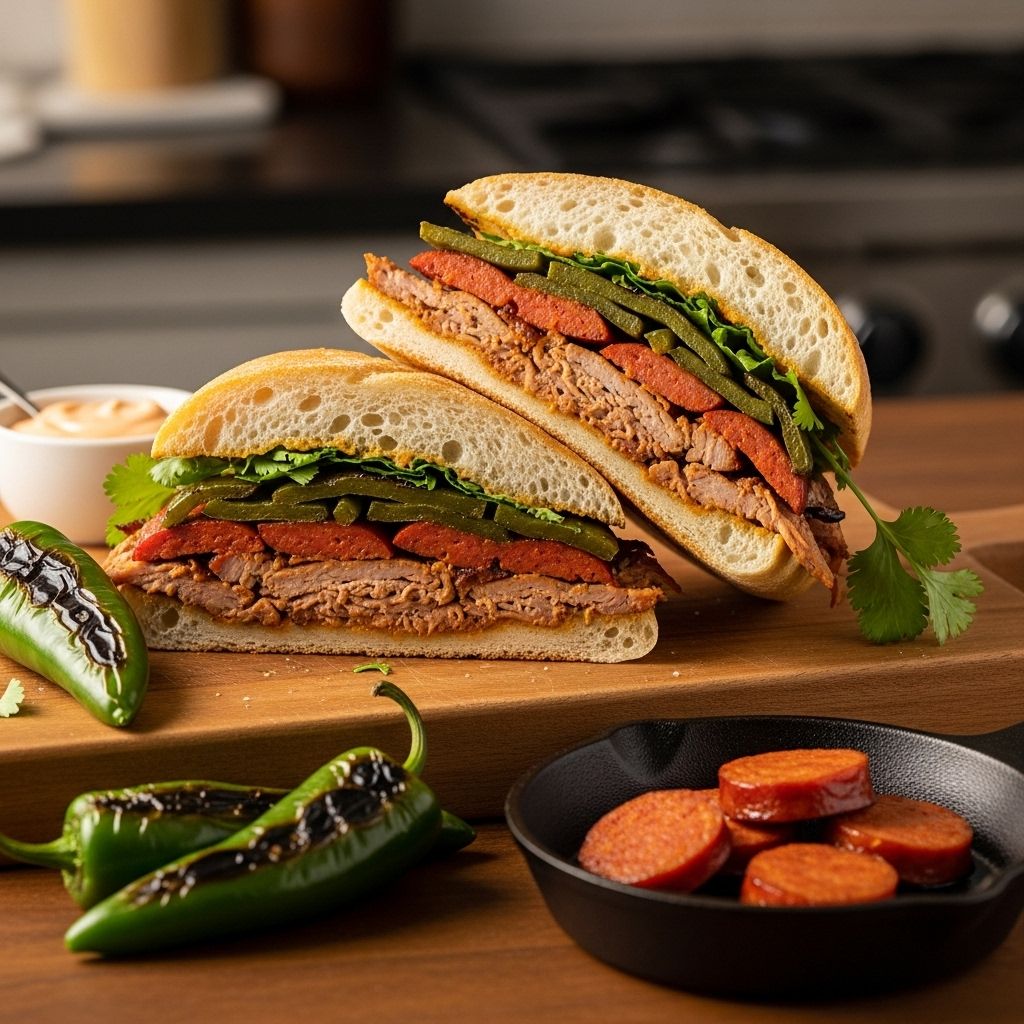 Bring authentic Mexican street flavors home with simple roasting and assembly steps.