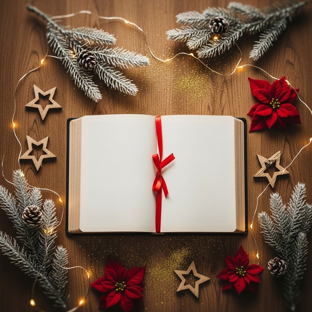 Let sacred words guide moments of reflection, filling your season with peace and wonder.