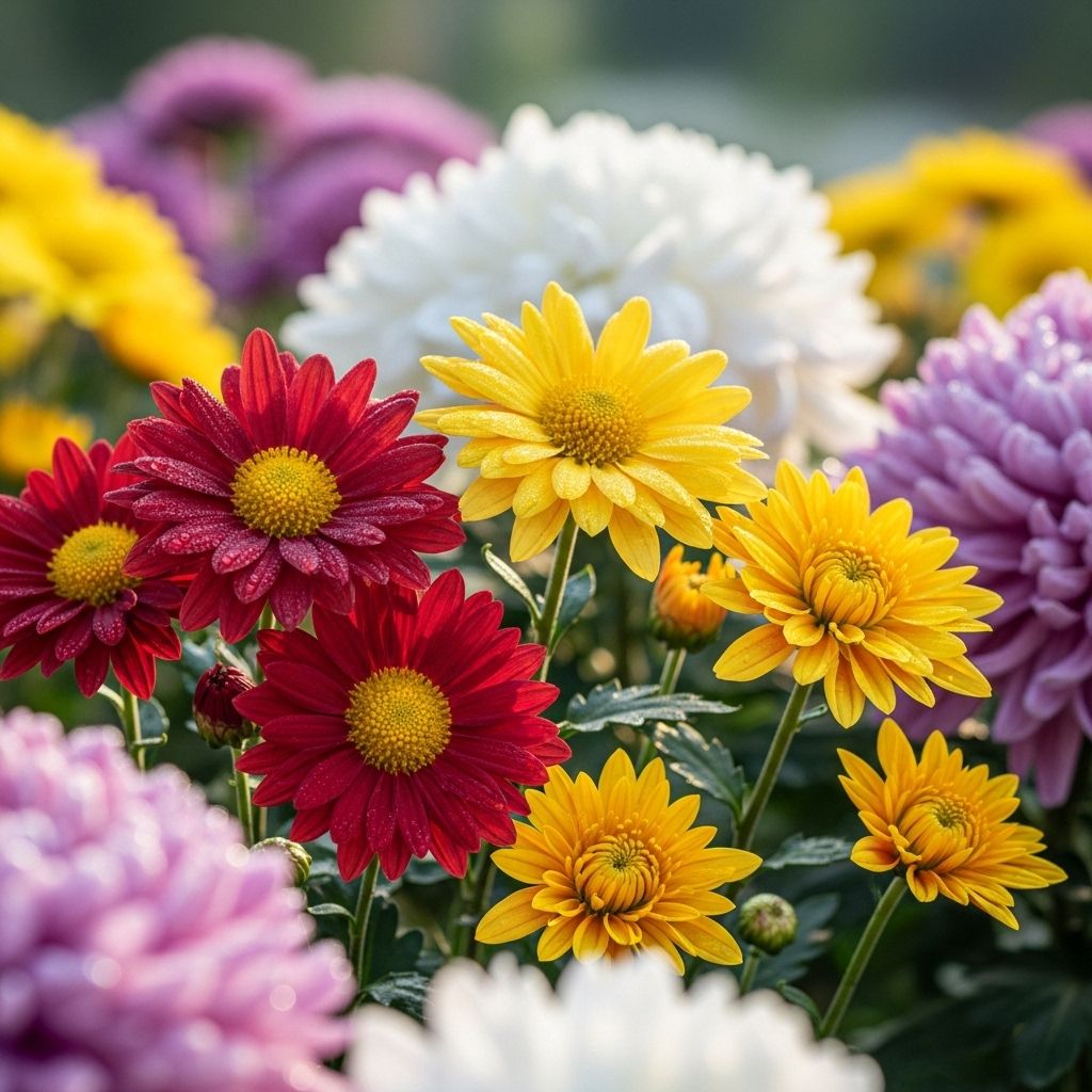 Keep your autumn garden vibrant by nurturing healthy flowers that withstand colder days.