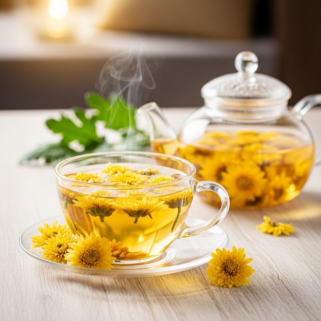 Chrysanthemum Tea: Unique Health Benefits, Uses, and Precautions Embrace a gentle sip that promotes relaxation, eye comfort, and digestive ease.