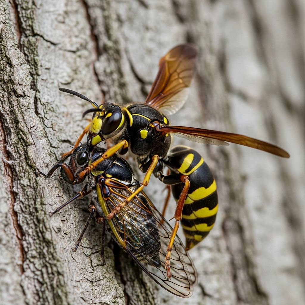 Cicada Killer Wasps: Behavior, Lifecycle, and Facts These solitary hunters provide pest control and enrich soil health in garden beds.