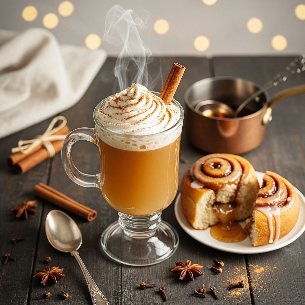 Indulgent winter sipper that blends bakery sweetness with warming rum in every mug.