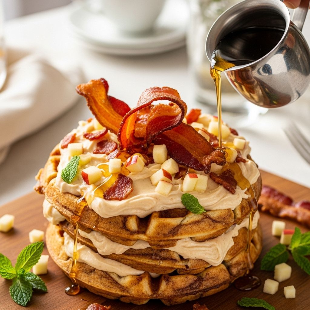 Blissful blend of sweet swirls, smoky tang, and crisp texture brightens morning spread.