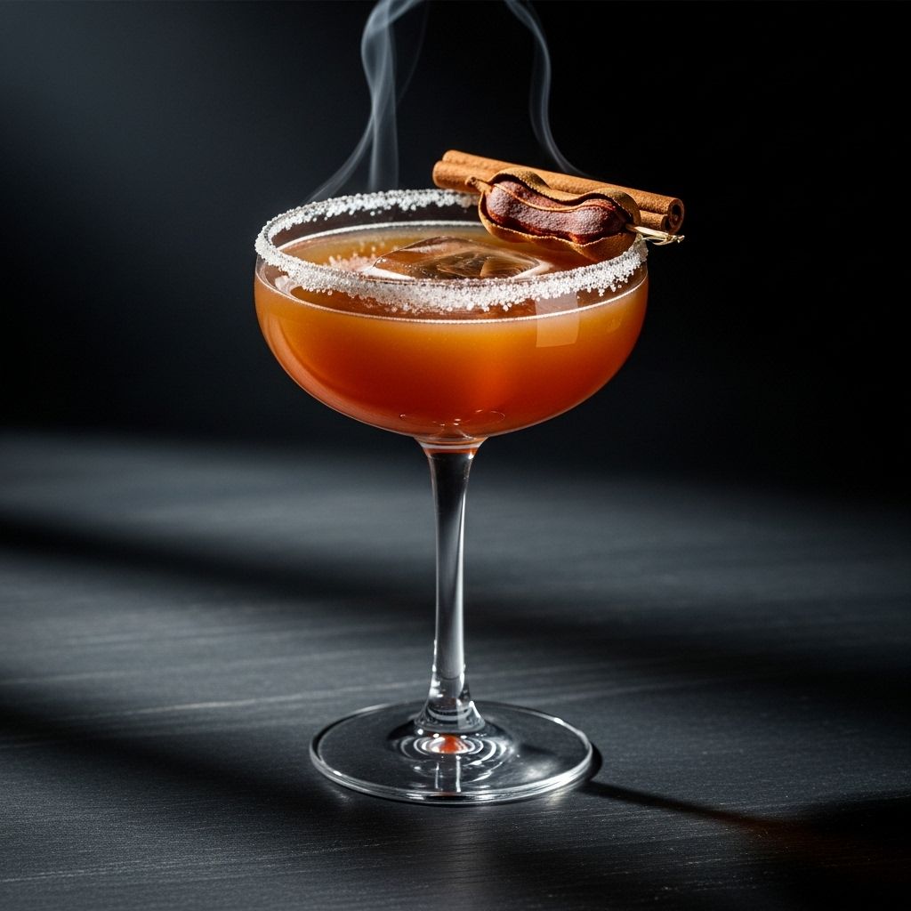 A vibrant fusion that balances fiery warmth and tangy zest for a refined cocktail.
