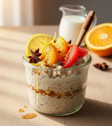 Wake up to a refreshing, spiced citrus overnight oats breakfast—a make-ahead meal packed with vibrant flavors, creamy textures, and nutrition.