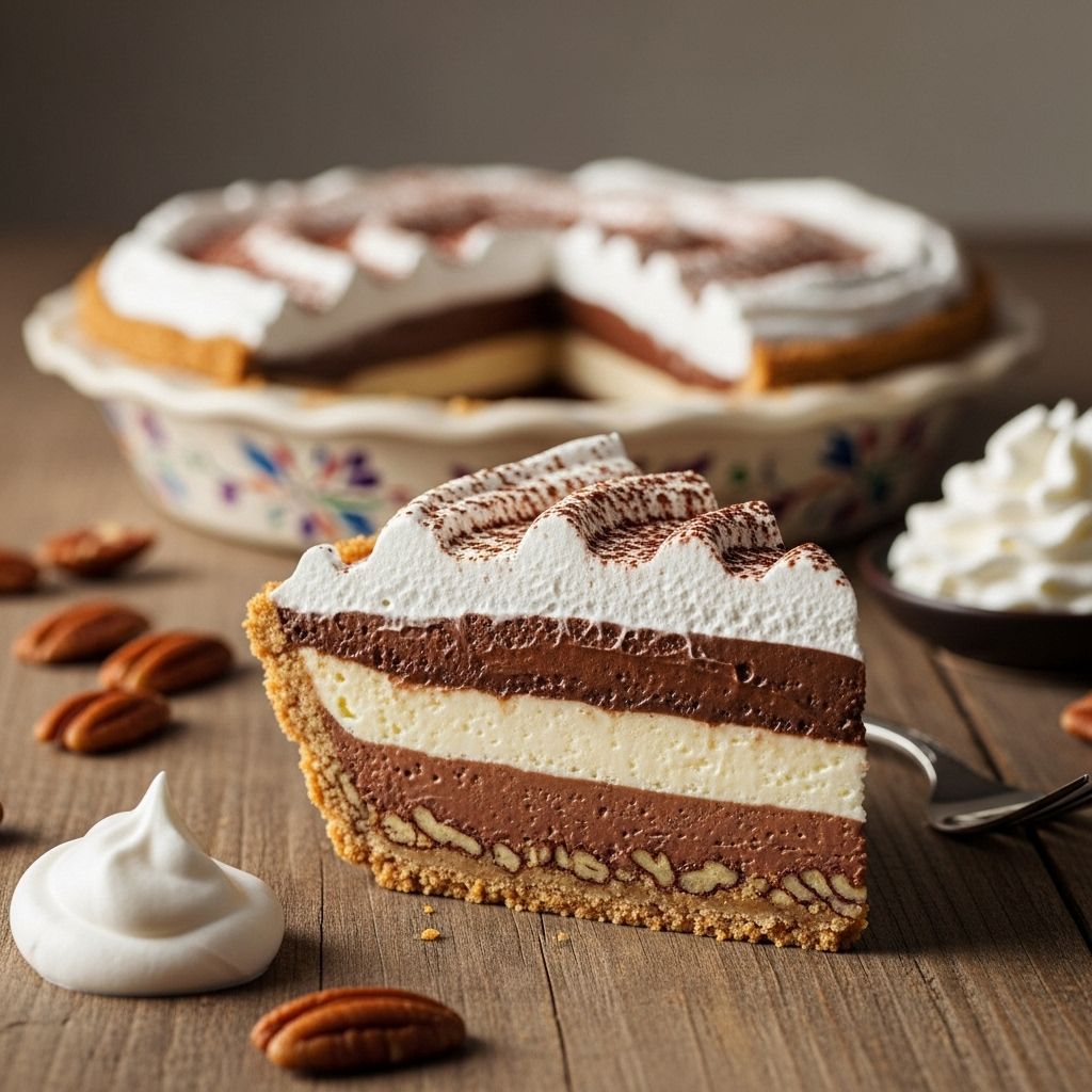 Buttery crunch meets silky filling and airy peaks in a playful tribute to Southern flavor.