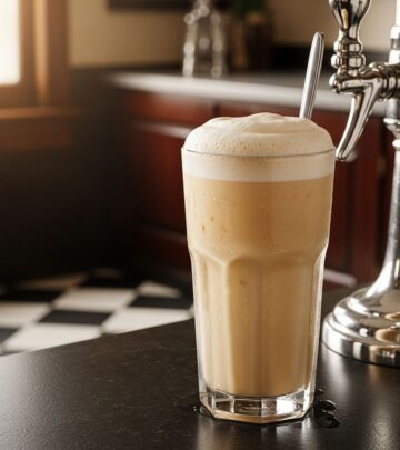 Fizzy, chocolatey foam evokes the golden era of neighborhood fountain counters.