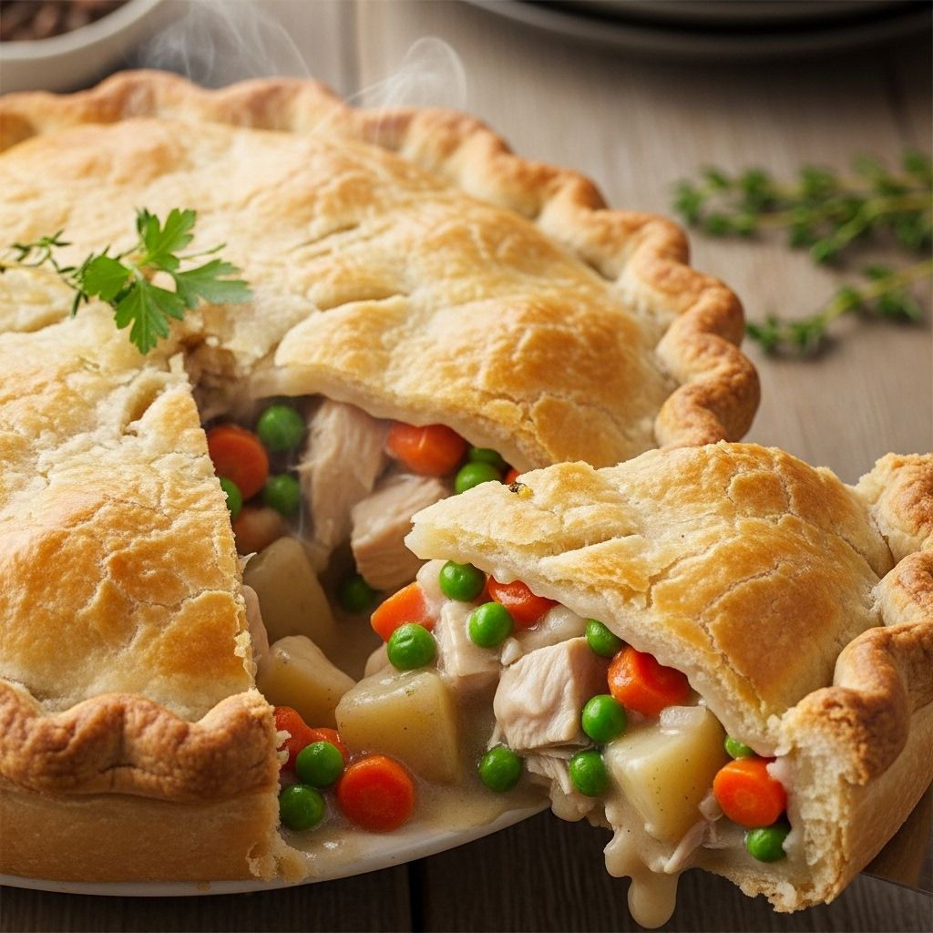 A homestyle favorite with buttery pastry and rich sauce that elevates every dinner.