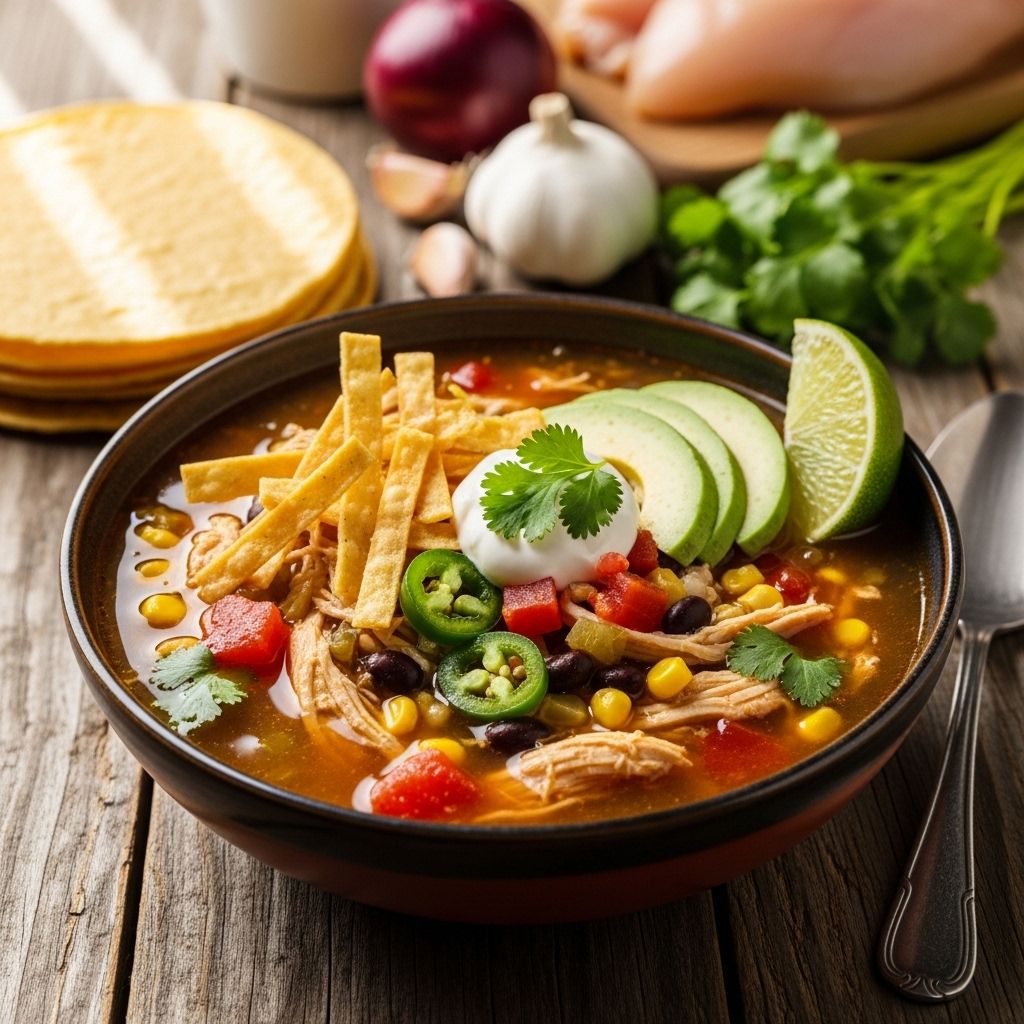 Smoky spices, tender protein, and crispy strips unite in a cozy, customizable bowl.