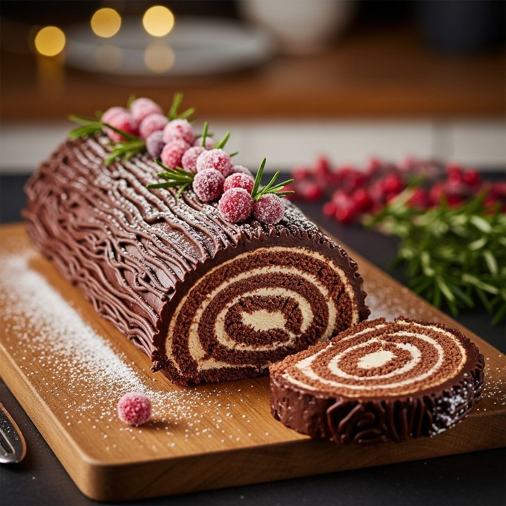 Rich, velvety cake wrapped in whipped cream and ganache to bring seasonal warmth to every celebration.