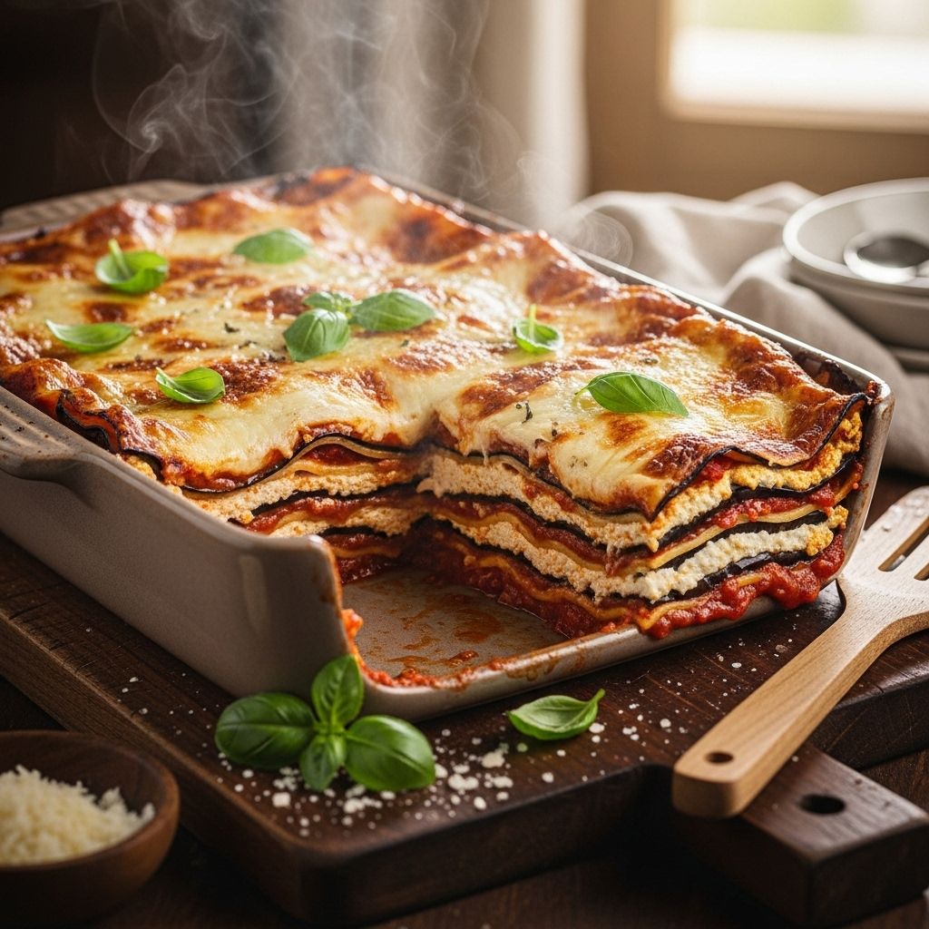 Rich meat sauce and mozzarella meet roasted slices in a crave-worthy, gluten-free twist.