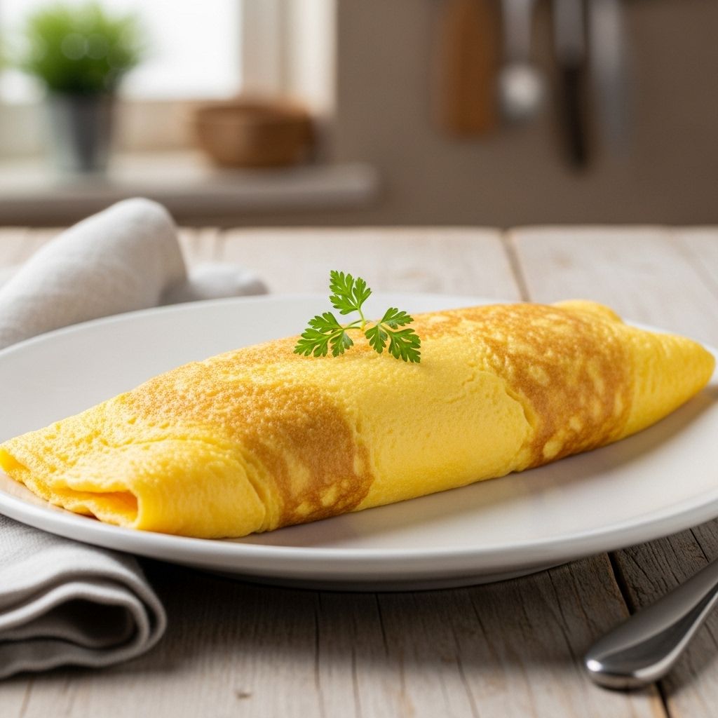 Subtle timing and technique elevate simple eggs into a light, refined morning dish.