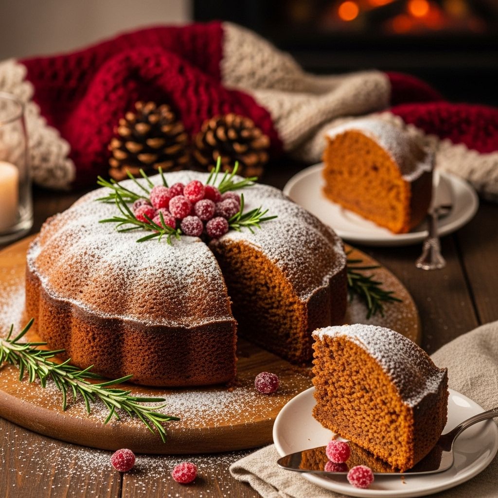 A spiced holiday treat that delivers warmth and nostalgia in every slice.