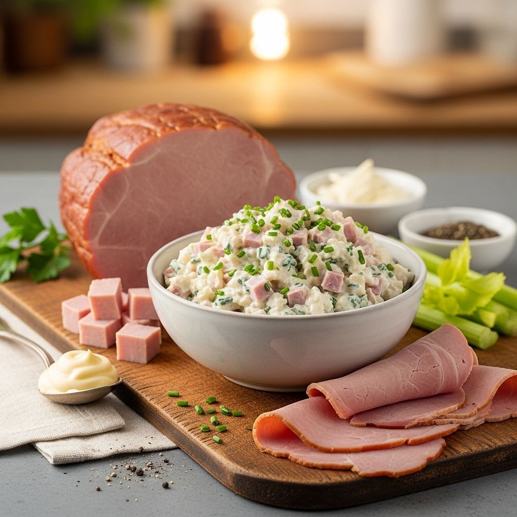 A creamy blend of savory meat and crisp vegetables that brings simple flavors to life.