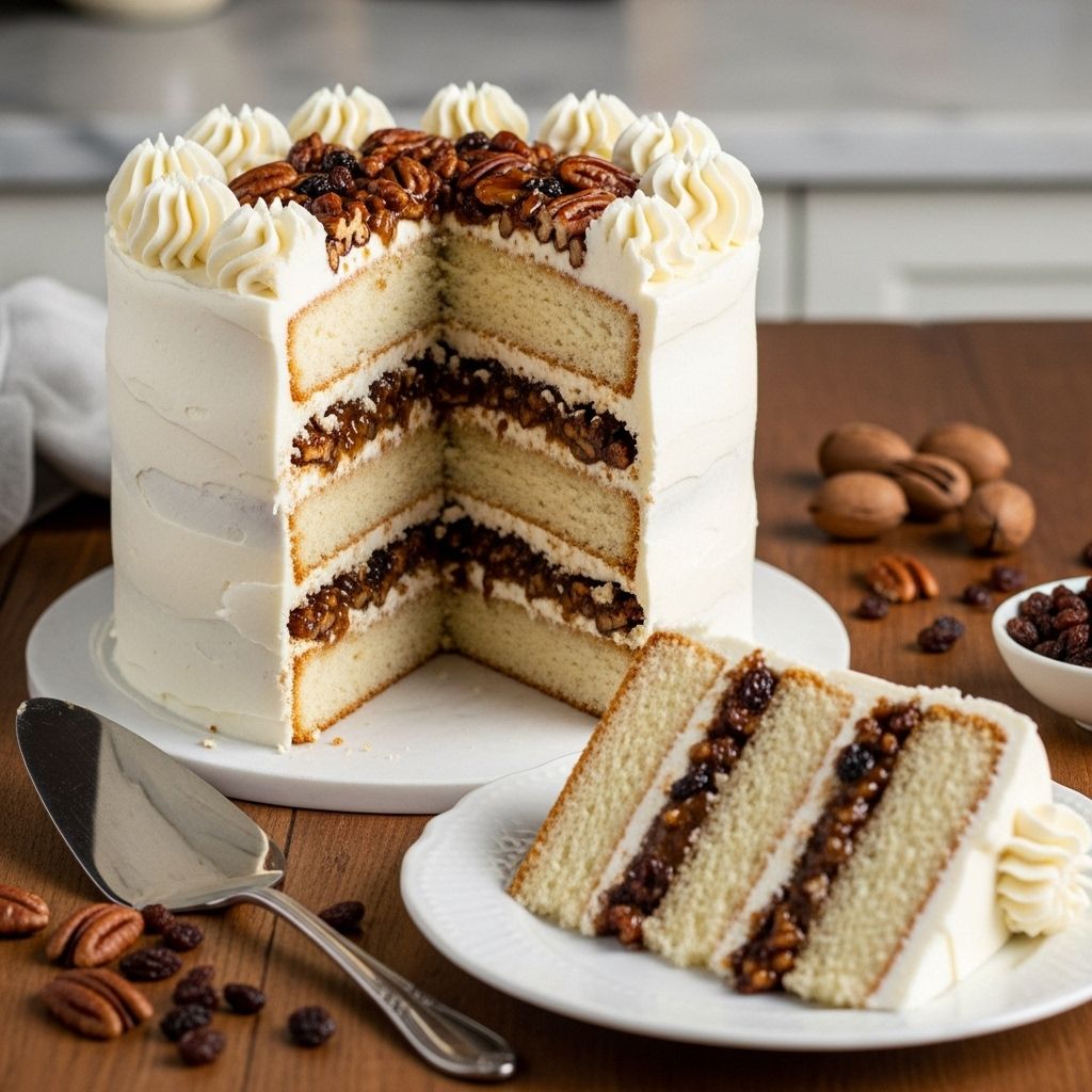 A towering dessert that blends Southern tradition with bourbon-infused indulgence.