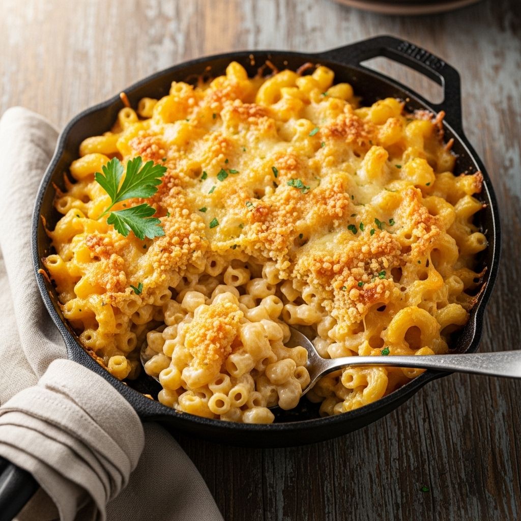Rich, velvety sauce clings to every noodle, delivering a crowd-pleasing upgrade to family dinner.