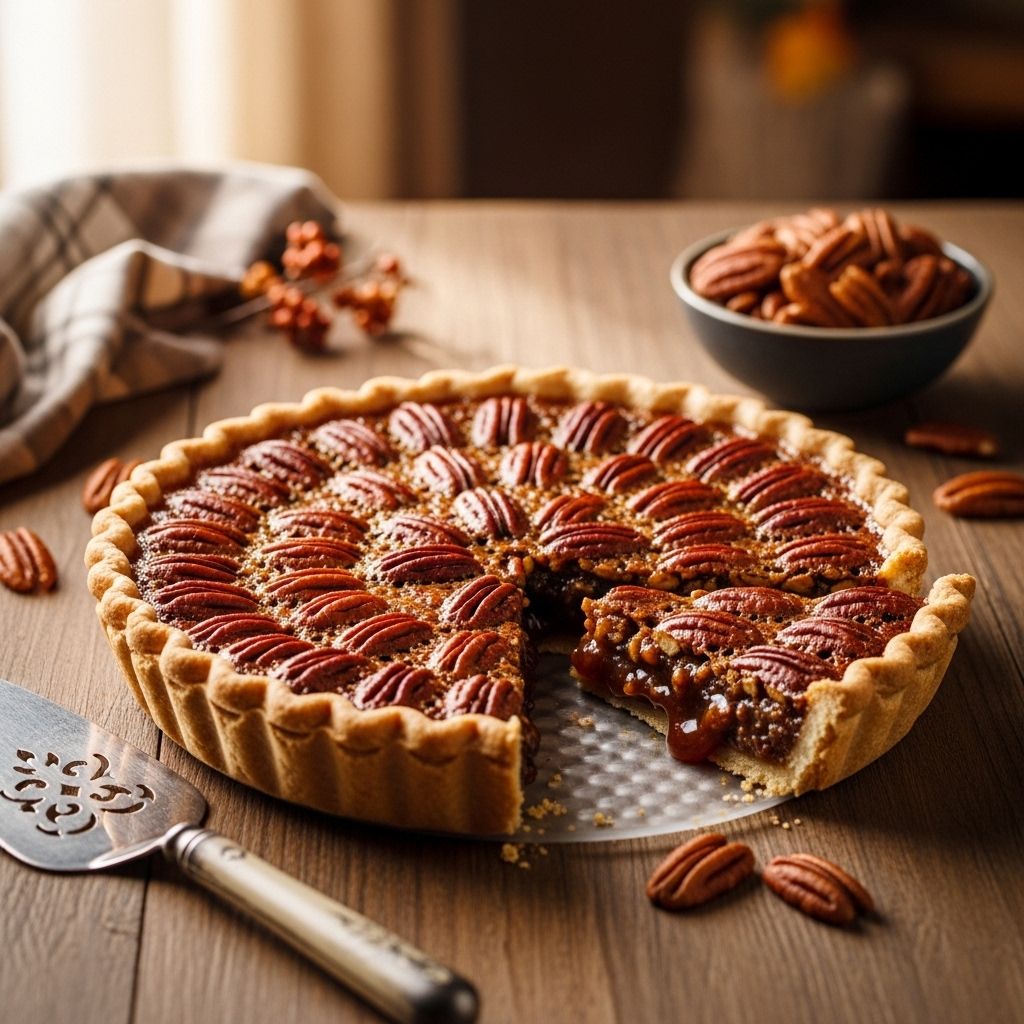 Crispy crust, gooey filling, and crunchy texture make for an indulgent holiday treat.