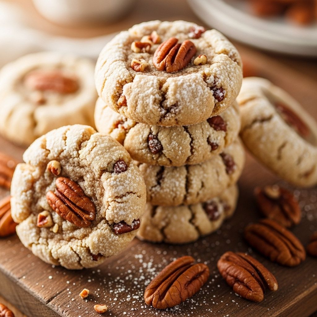 Transform simple ingredients into tender shortbread studded with toasted pecans.