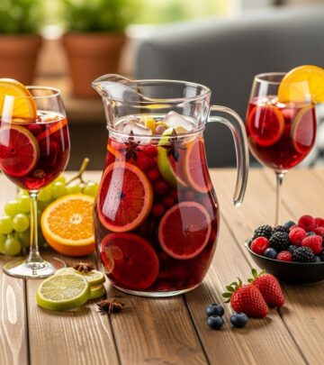 A chilled fusion of fruity aromas and wine-soaked sweetness ideal for summer gatherings.