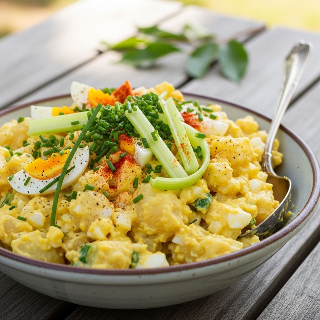 Classic Southern Potato Salad: Creamy, Tangy, and Always a Crowd Pleaser Master every element from tender potatoes to zesty dressing for a crowd-pleasing side.