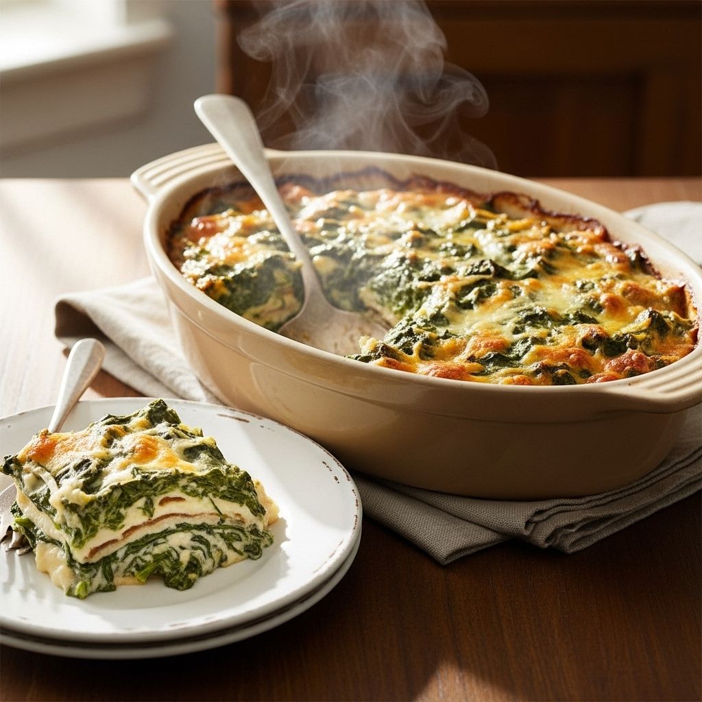 Luscious cheese sauce and crunchy topping elevate holiday dinners and weeknight spreads.