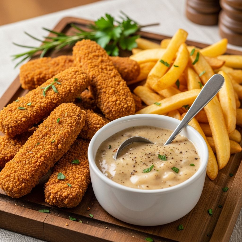 This rustic recipe blends tender cuts, crispy breading, and creamy sauce in every bite.
