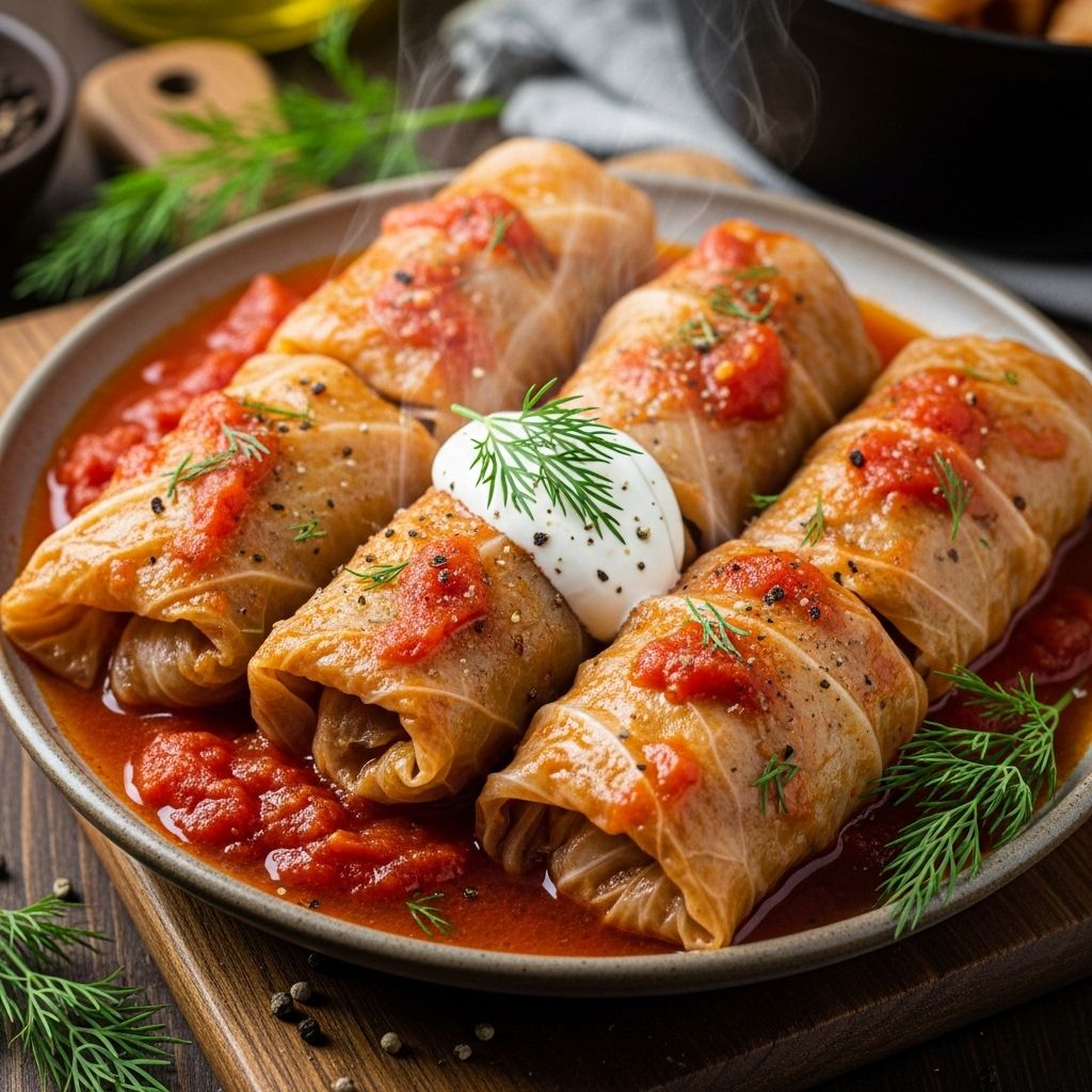 Classic Stuffed Cabbage Rolls: Hearty Family Comfort Turn simple ingredients into a hands-off meal that delights with every flavorful bite.