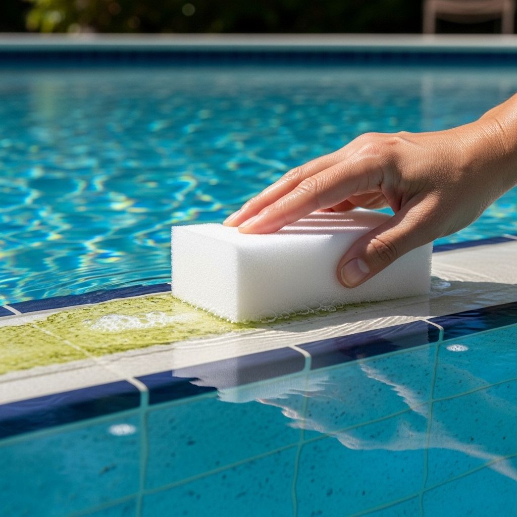 How to Clean a Green Swimming Pool Using a Magic Eraser: Viral Tips, Truths, and Science Sponge power meets skimmer, trapping oils and grime for a more sparkling swim space.