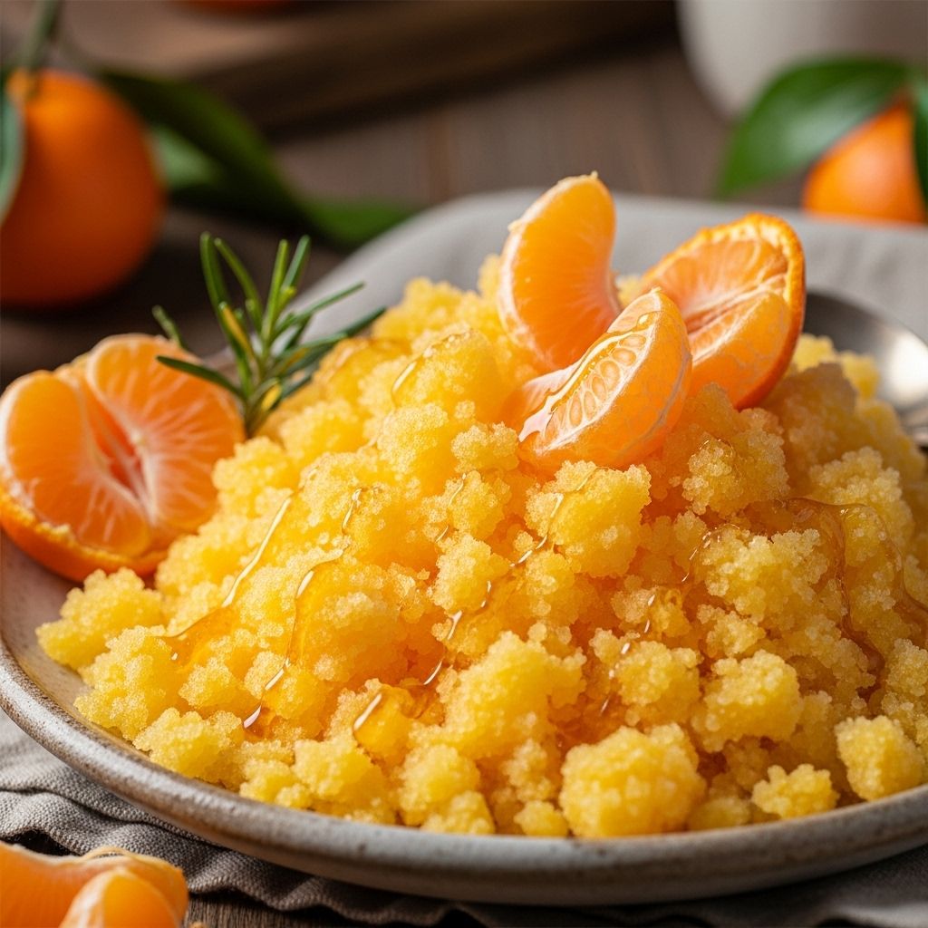 Transform juicy clementines and natural honey into a luscious, icy granita dessert that's as simple as it is sophisticated.