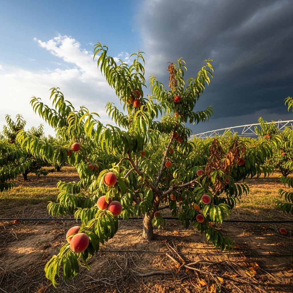 Climate Change Shakes Georgia’s Peach Tradition: How Farmers Are Adapting Rising temperatures and erratic weather are forcing Georgia’s peach growers to rethink their crops and strategies as climate conditions evolve.