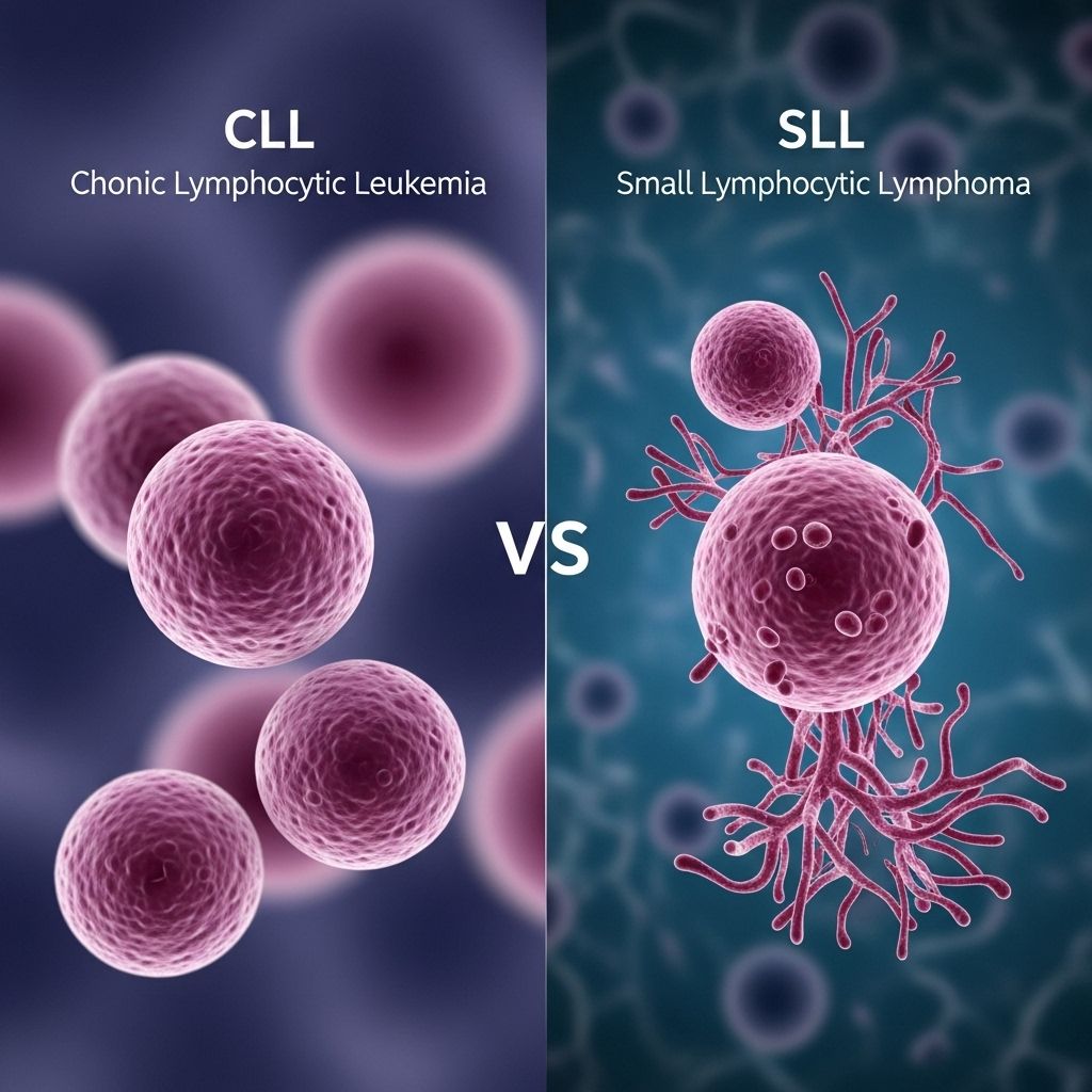 CLL vs. SLL: Understanding Symptoms, Differences, and Treatments Learn the key similarities and differences between CLL and SLL, their symptoms, causes, diagnosis, and treatment options.
