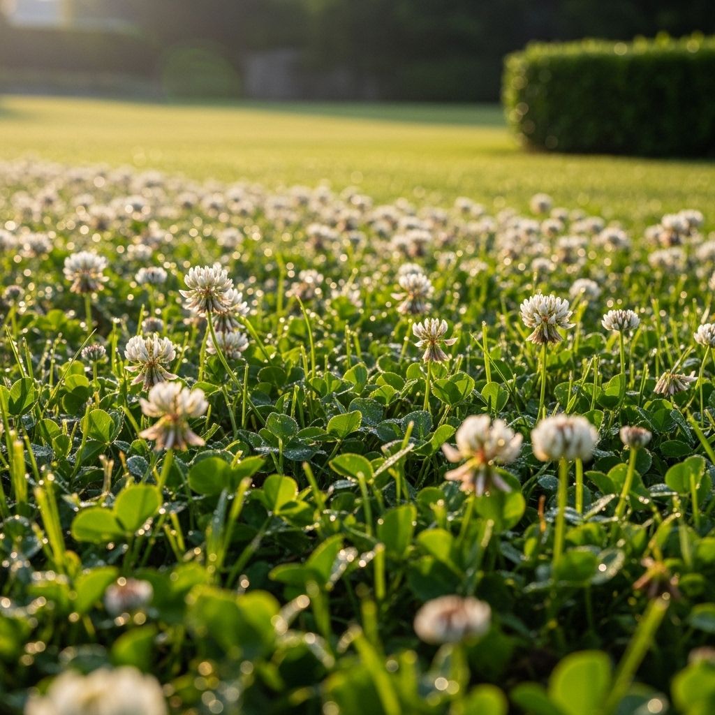 Clover Lawns: The Eco-Friendly Alternative to Traditional Grass Discover the benefits, challenges, and essential care tips for creating beautiful, low-maintenance clover lawns that support biodiversity.