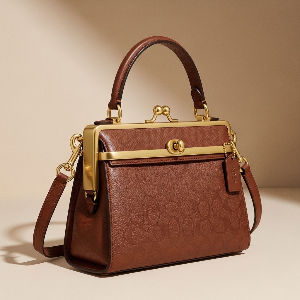 Coach breathes new life into its archival Kisslock Frame Bag, blending vintage charm with modern design and functionality for today’s style lovers.