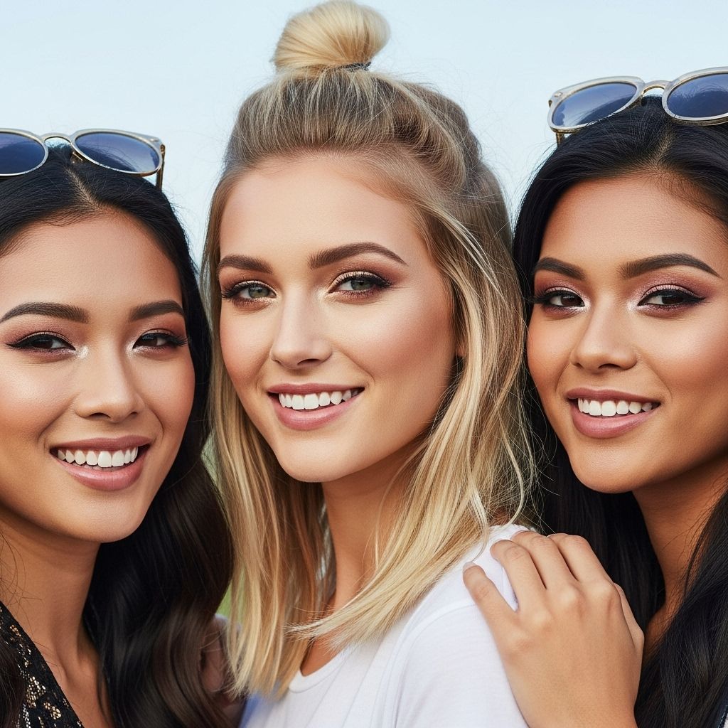 From iridescent shimmer to glitter roots, discover the dazzling hair and makeup looks that turned Coachella 2018 into a festival of bold self-expression.