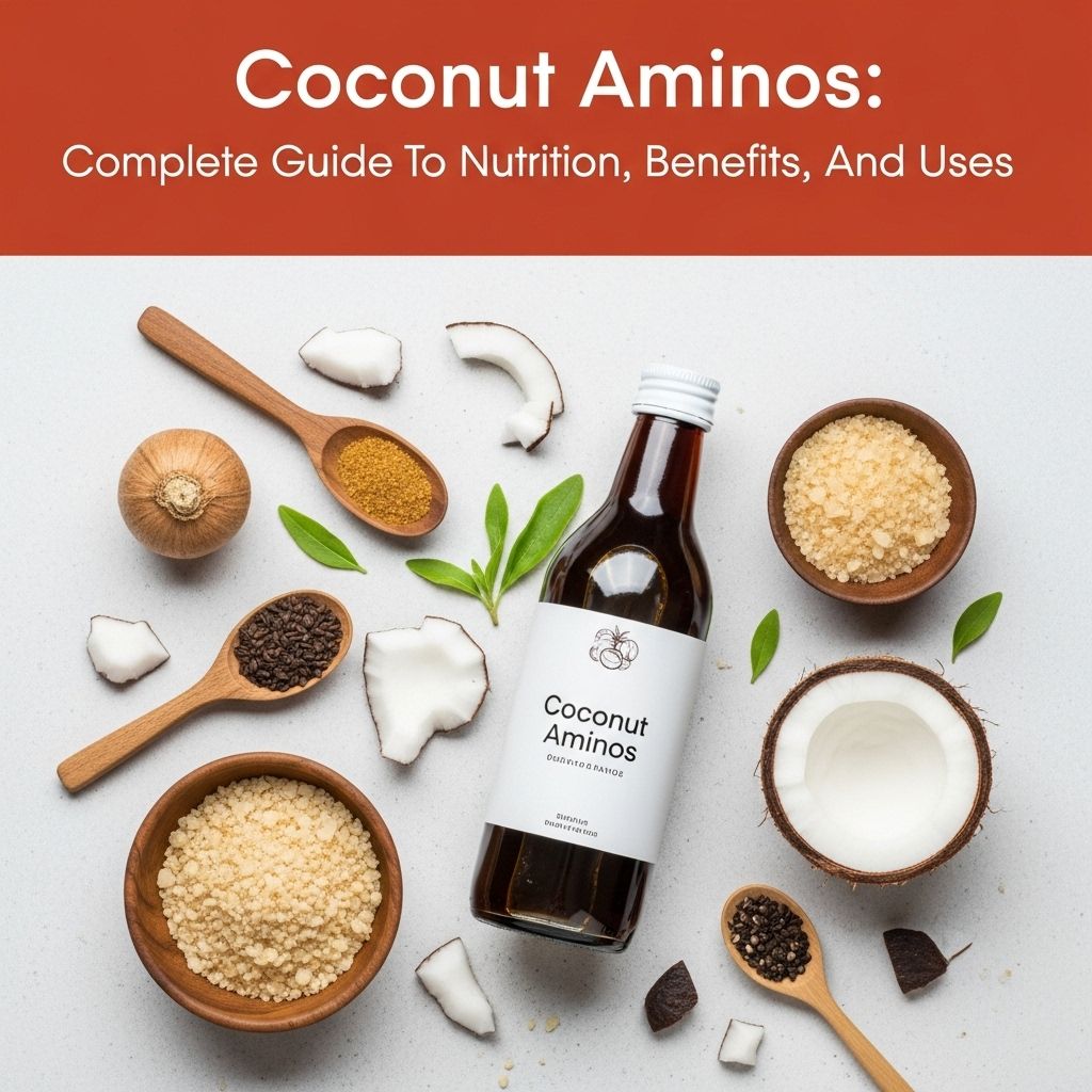 Coconut Aminos: Nutrition, Benefits, and How to Use This Soy Sauce Alternative A savory, allergen-free seasoning swap enhancing flavor without excess salt.