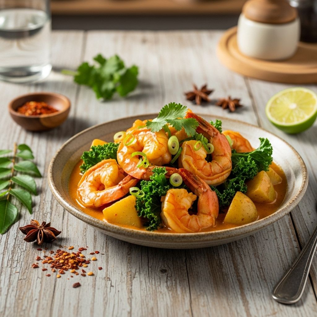 Golden breaded seafood meets roasted tubers and crisp greens in a flavor-packed dinner.