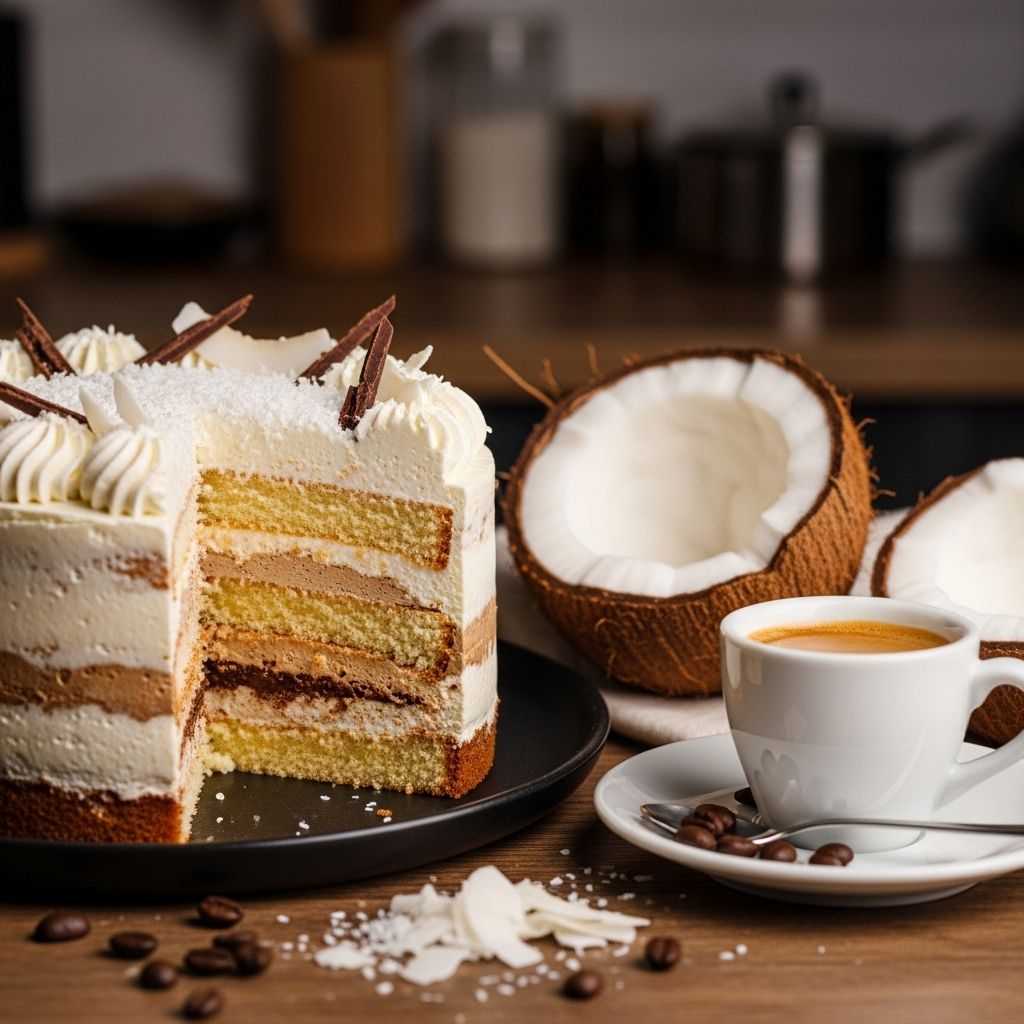 Expert mixing and chilling yield moist, tender layers infused with coffee richness.