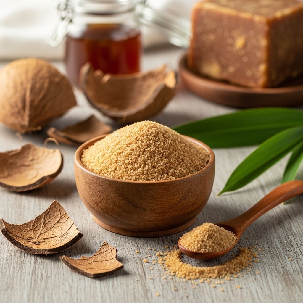 Coconut Sugar Benefits, Uses, Nutrition & Side Effects Offers a caramel-like sweetness with trace minerals and a gentler blood glucose response.