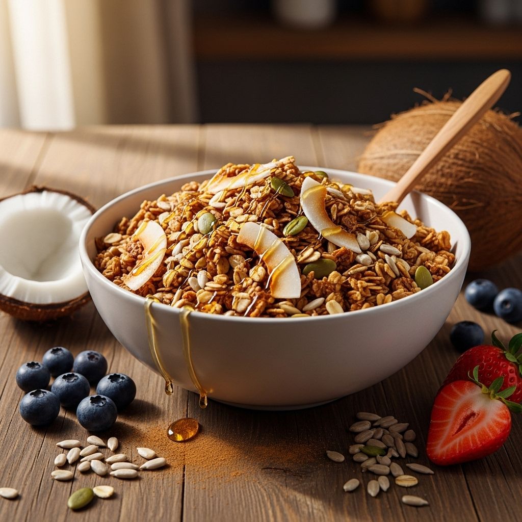 Nutty clusters packed with energy-boosting nutrients make each bite a morning pick-me-up.