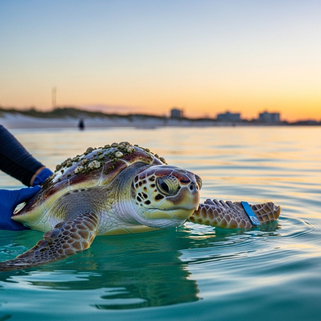 How dramatic cold snaps imperil sea turtles—and how dedicated rescue teams and volunteers are giving them a second chance in the wild.