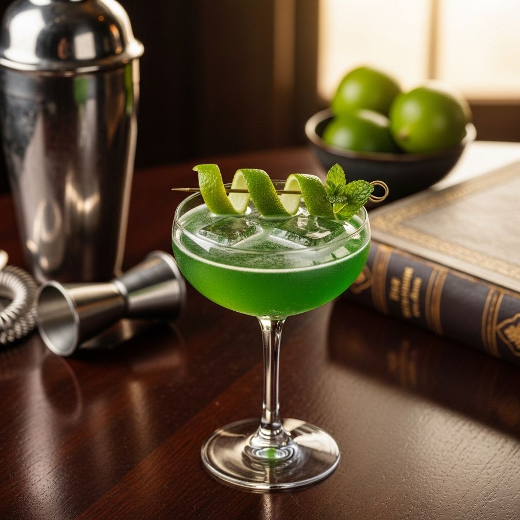 A lush blend of herbal liqueurs and silky egg for a drink that bridges sweet tragedy.