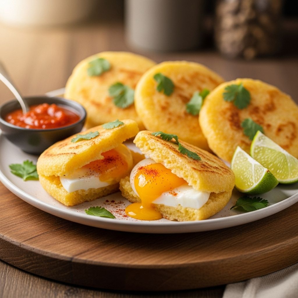 A simple dough transforms into a savory handheld pocket bursting with creamy, tender egg.