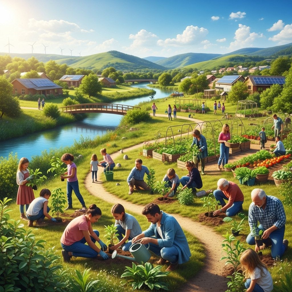 Communities are embracing creative, inclusive, and ecological approaches to revitalize landscapes and foster sustainability.