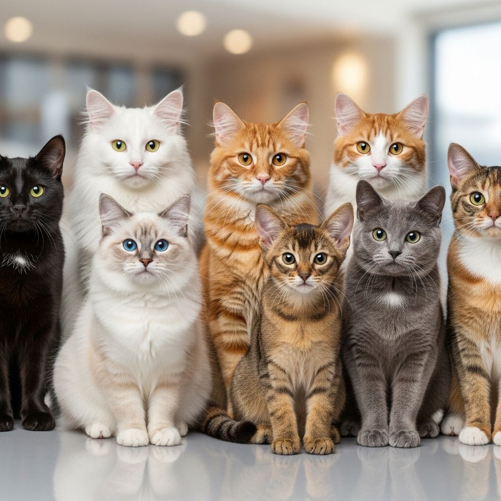 Cat Coat Colors: 7 Common Feline Hues Explained Discover the fascinating genetics behind your feline's unique coat coloration and patterns