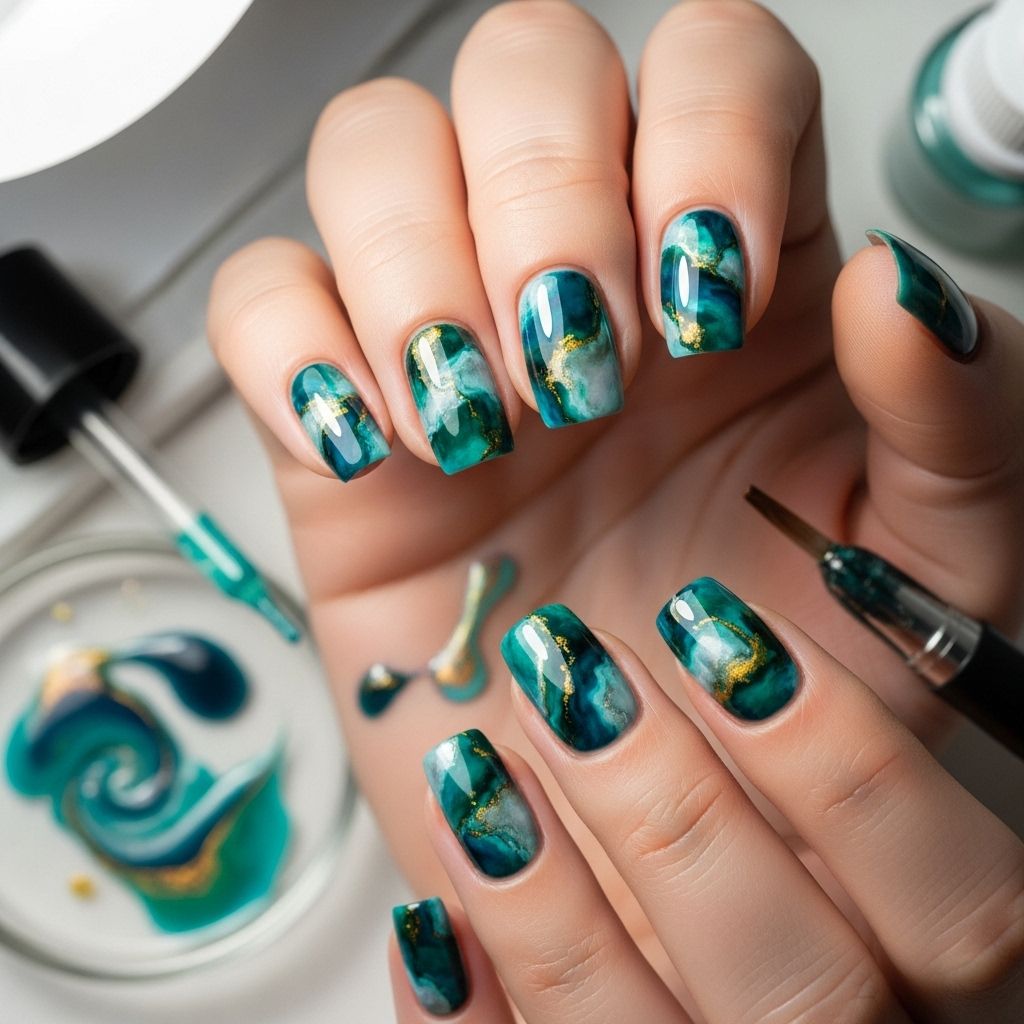 Master the marble nail trend at home with expert tips, step-by-step instructions, and creative design inspiration for flawless, customized nail art.