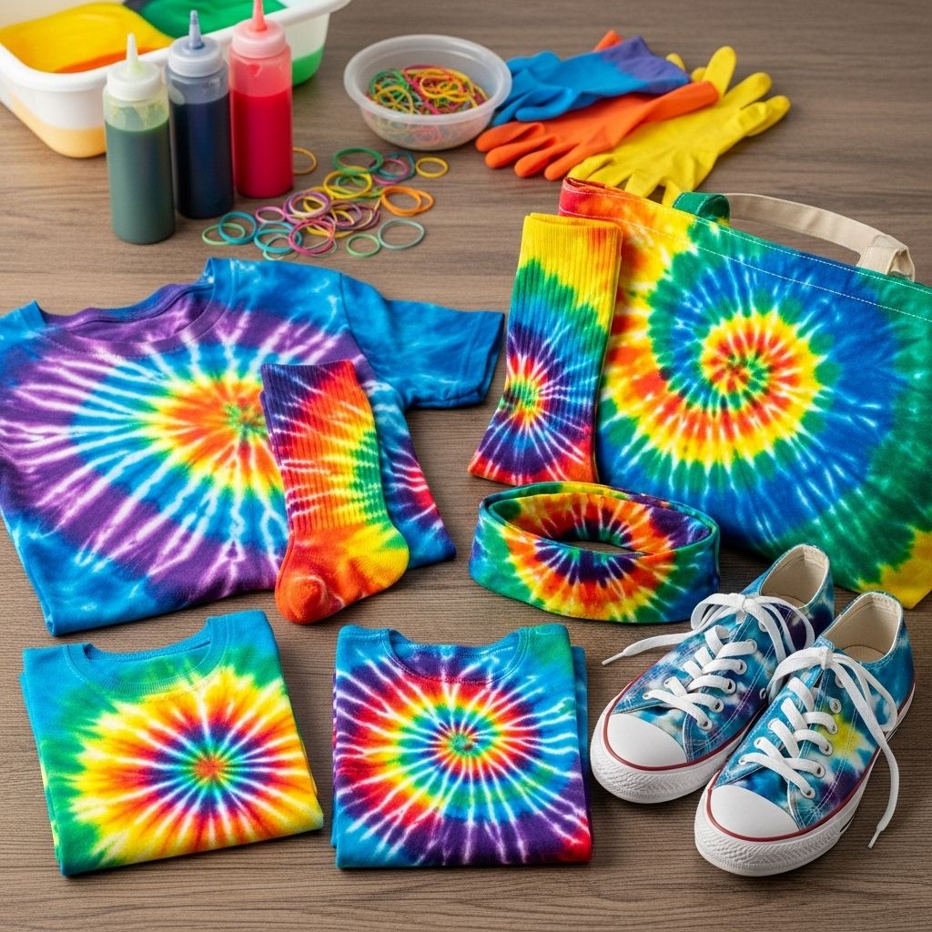 The Complete Guide to DIY Tie-Dye: Transform Anything in Your Closet Turn plain clothes into colorful masterpieces with easy, creative tie-dye techniques and designs for every skill level.