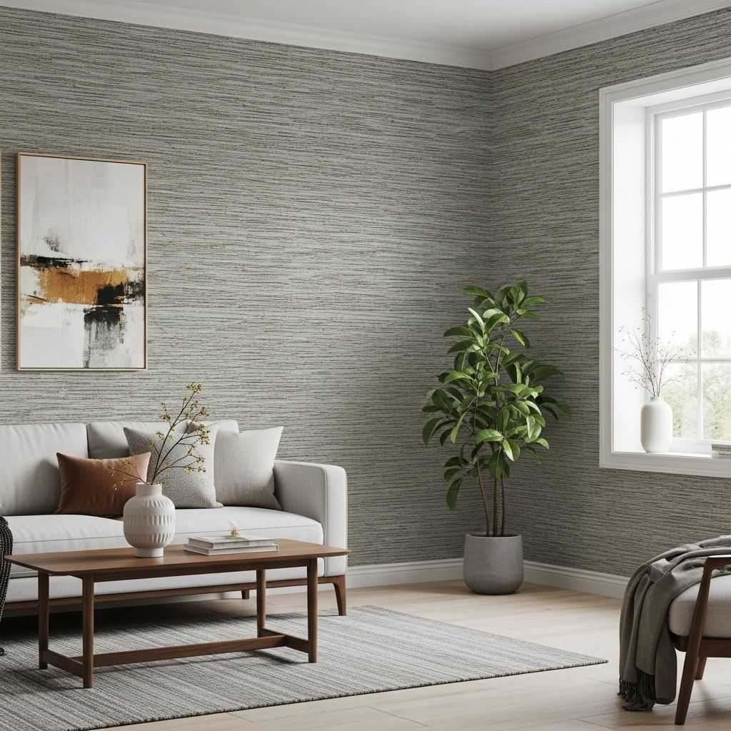 Woven plant fibers add tactile warmth and subtle pattern that enhances any room.