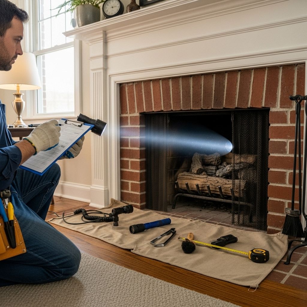 Ensure your fireplace is safe and efficient with this comprehensive inspection guide
