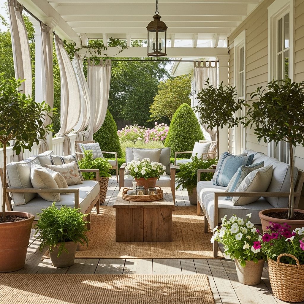 Elevate your outdoor area into a retreat that blends style and comfort year-round.