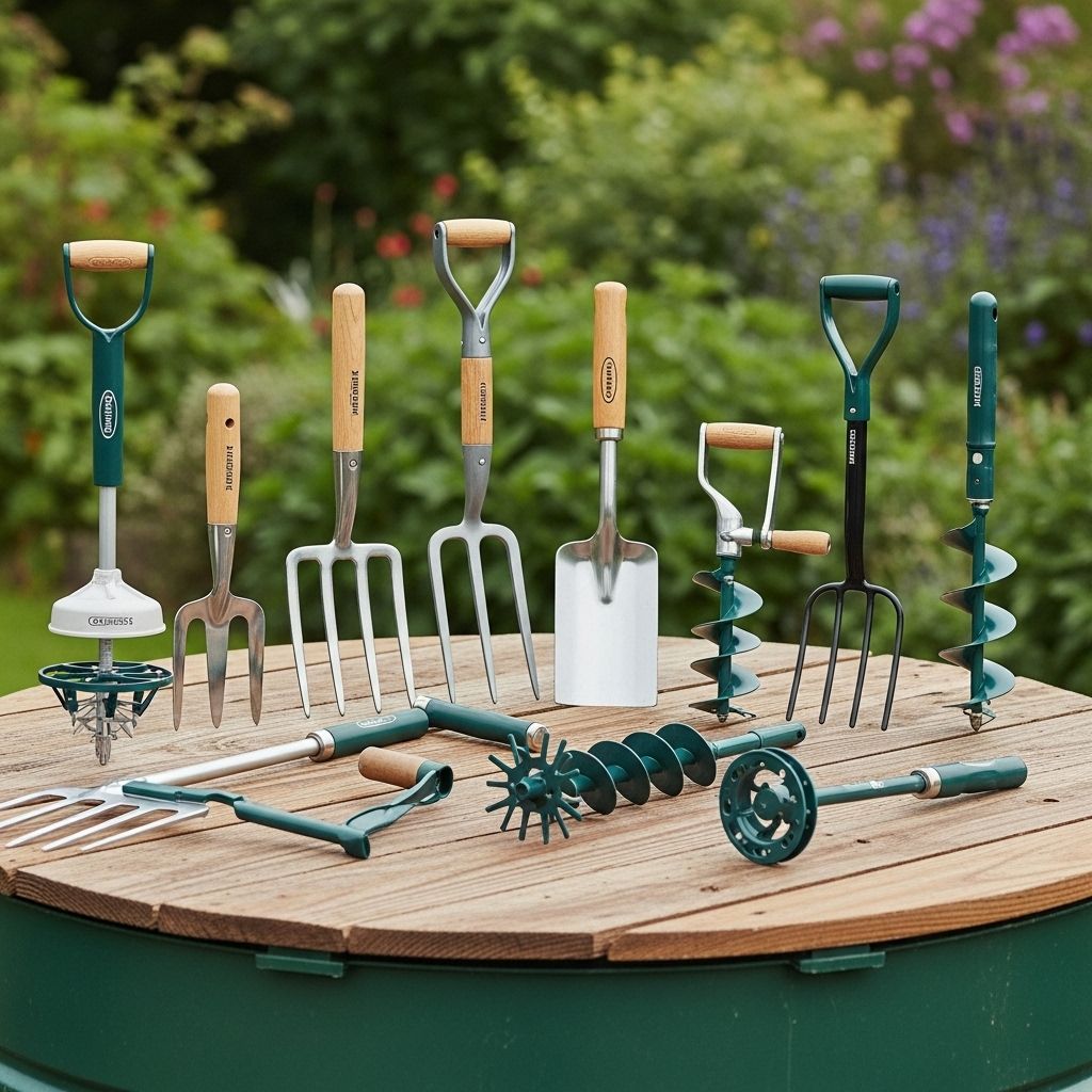 10 Essential Compost Turners, Aerators & Stirrers for Efficient Home Composting Transform kitchen scraps into nutrient-packed soil amendment with less physical effort.